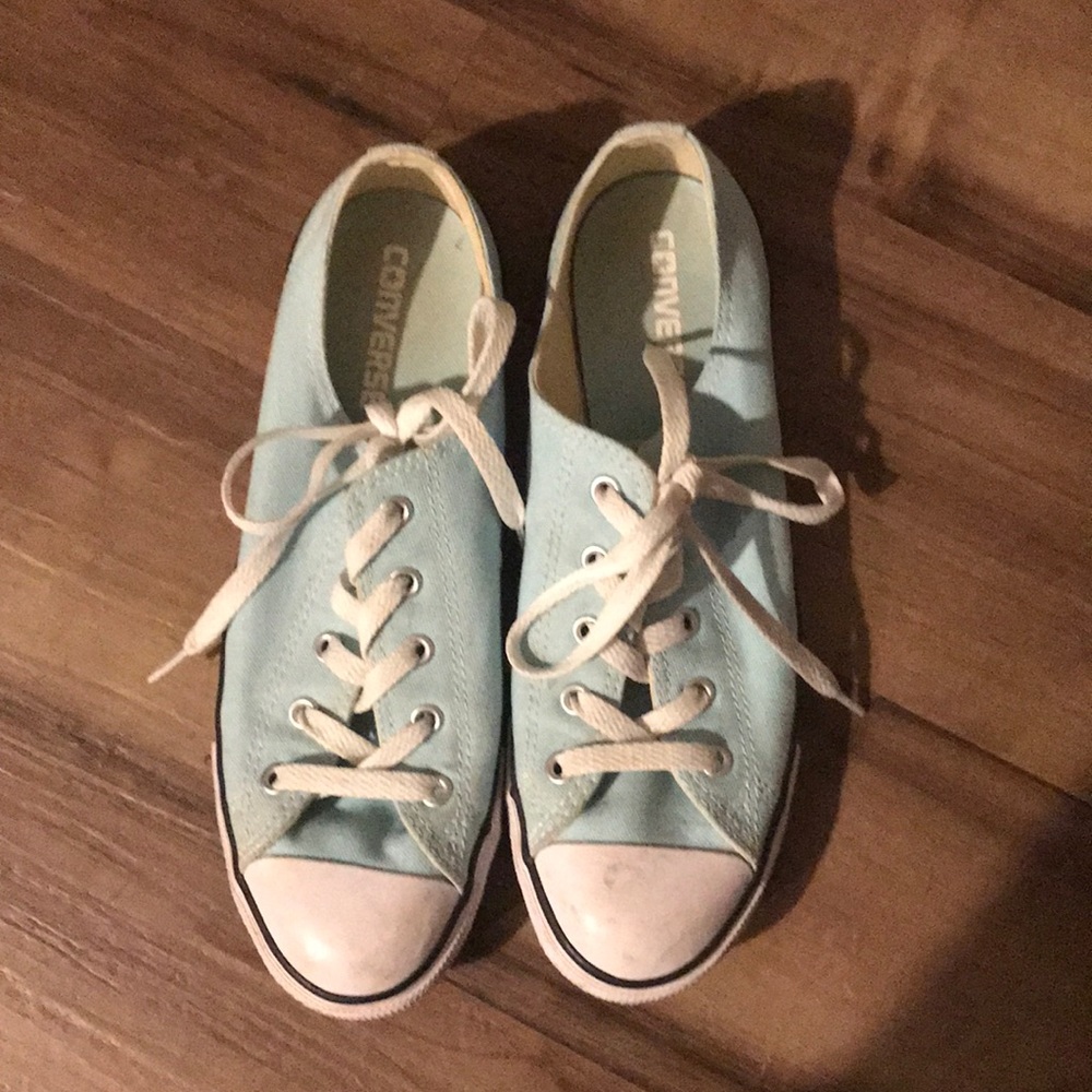 Baby blue converse